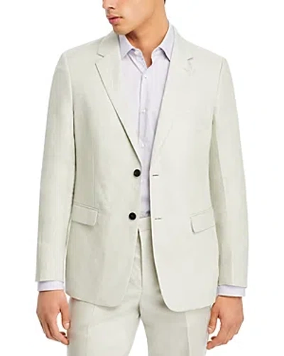 Theory Chambers Linen Suit Jacket In Limestone