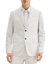 Theory Chambers Melange Solid Slim Fit Suit Jacket In Fog