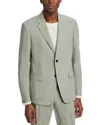 Theory Chambers Melange Solid Slim Fit Suit Jacket In Greenstone