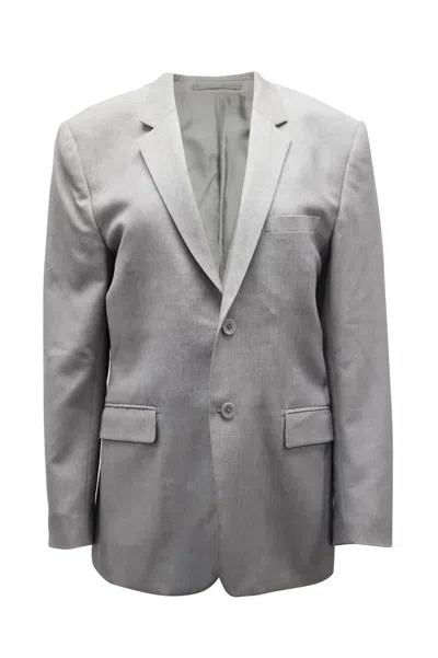 Theory Chambers Slim-fit Sportcoat In Grey Wool