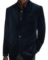 Theory Chambers Cotton Velvet Suit Jacket In Baltic