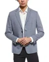 Theory Chambers Soft Tailoring Wool-blend Blazer In Blue