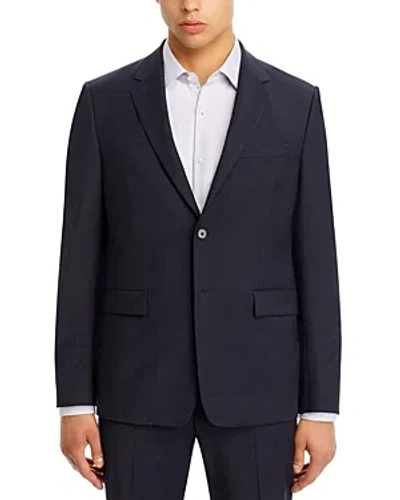 Theory Chambers Tonal Plaid Slim Fit Suit Jacket In Navy Multi