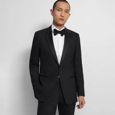 Theory Chambers Tuxedo Blazer In Stretch Wool In Black