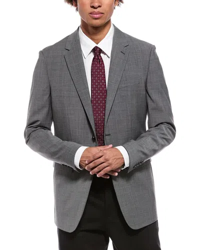 Theory Chambers Wool-blend Blazer In Gray