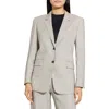 Theory Oversized Straight Linen-blend Blazer