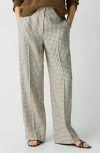 Theory Classic Straight Check Trousers