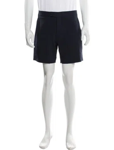 Pre-owned Theory Chino Shorts In Blue
