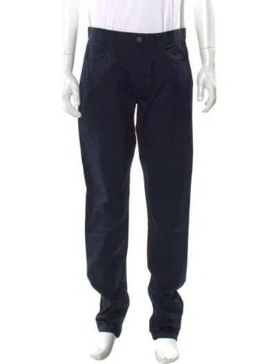 Pre-owned Theory Chinos In Blue