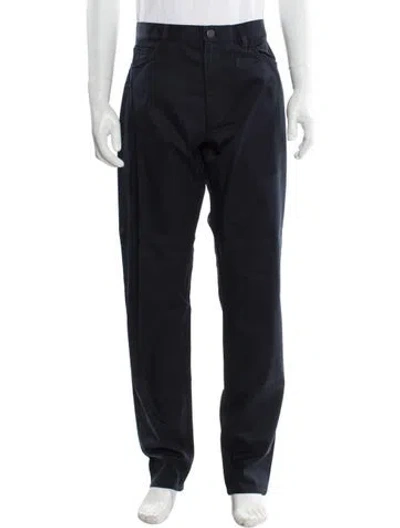 Pre-owned Theory Chinos In Blue