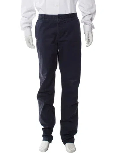 Pre-owned Theory Chinos In Blue