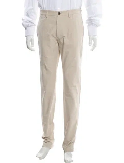 Pre-owned Theory Chinos In Neutral