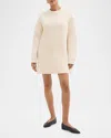 Theory Wool Sweater Dress In Ivory
