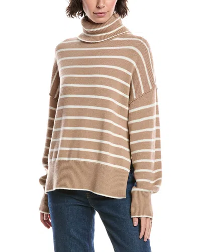 Theory Chunky Wool & Cashmere-blend Sweater In Brown