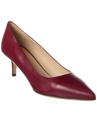 Theory City 55 Pump Leather Pump In Red
