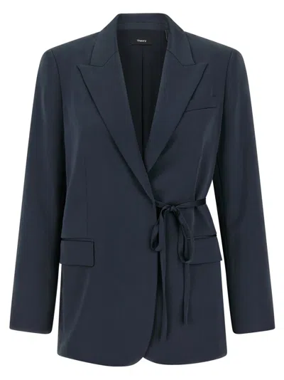 THEORY CITY TWILL BLAZER