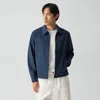Theory City Zip Jacket In Textured Nylon In Blue