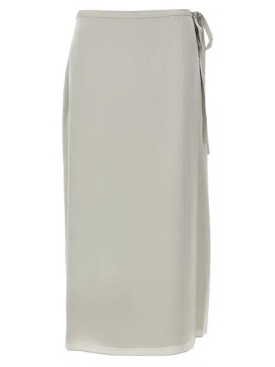 THEORY THEORY 'CL TIE WRAP' SKIRT