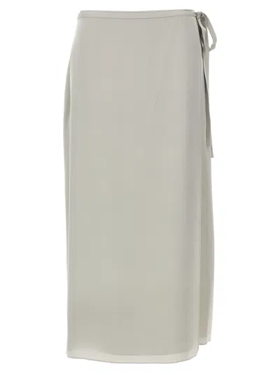THEORY CL TIE WRAP SKIRT