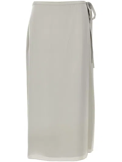 Theory Cl Tie Wrap Sk.moder Clothing In Neutral