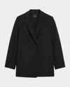 Theory Clairene Coat In Black