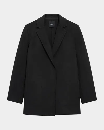 Theory Clairene Coat In Black