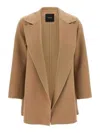 Theory 'clairene' Coat In Beige