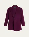 Theory Clairene Coat In Purple