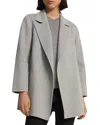 Theory Clairene Double Face Jacket In Gray