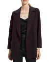 Theory Women's Clairene Wool-cashmere Blazer In Mink