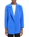 Theory Clairene Double Face Jacket In Seashore