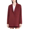 Theory New Divide Double-face Wool Blazer In Burgundy