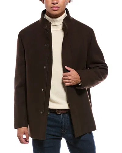 Theory Clarence Melton Wool & Cashmere-blend Jacket In Brown