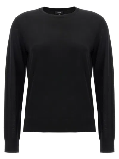 Theory Classic Black Wool Sweater