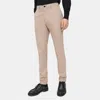 Theory Classic-fit Pant In Cotton Flannel In Neutral