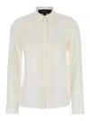 Theory 'classic' White Shirt With Pointed Collar In White