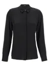 Theory Black Classic Fitted Shirt In Black