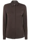 Theory Classic Fitted Shirt In Spf Hickory