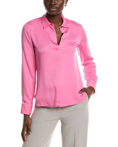 Theory Classic Fitted Silk Shirt