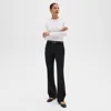 Theory Classic Oblong Belt In Leather In Black