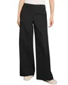 Theory Cotton-blend Twill Wide-leg Pants