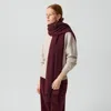 Theory Classic Scarf In Cashmere In Brown