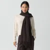 Theory Classic Scarf In Cashmere In Brown