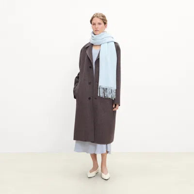 Theory Classic Scarf In Cashmere In Blue