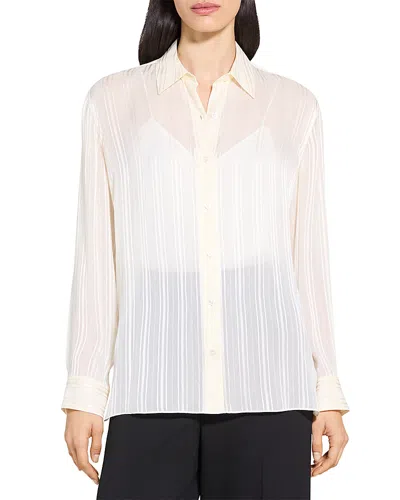 Theory Classic Shirt In White