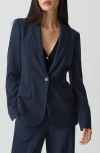 Theory Classic Staple Blazer In Blue