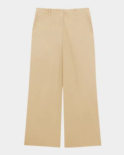 Theory Classic Straight Chino Pants In Trench