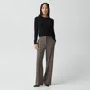Theory Classic Straight-leg Pant In Admiral Crepe In Gray