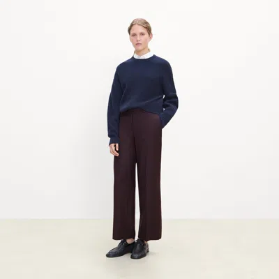 Theory Classic Straight Pant In Sleek Flannel In Multi