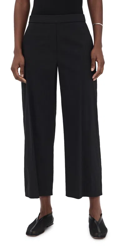 Theory Classic Straight Pull On Pants Black